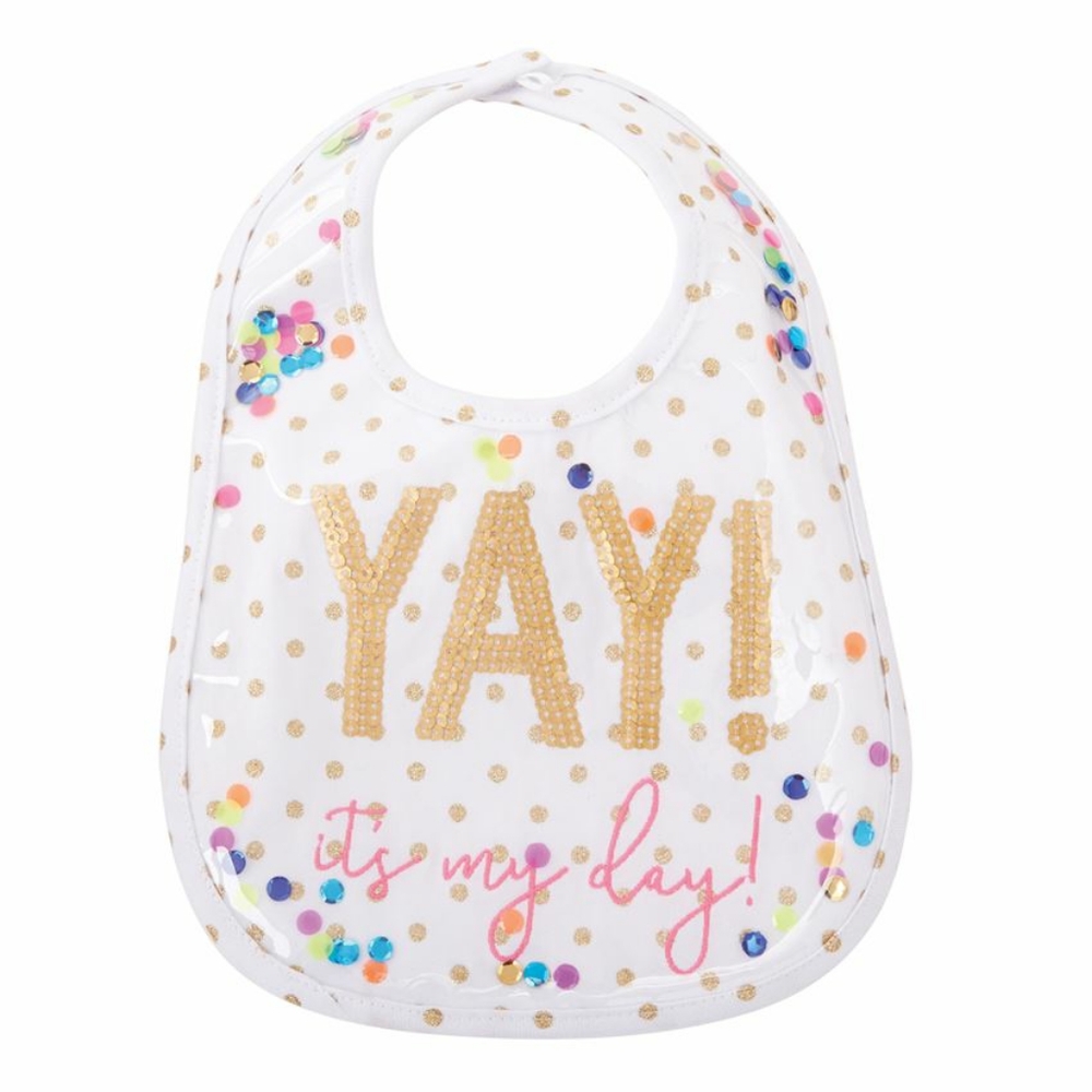 Mud Pie Laminated Yay Bib